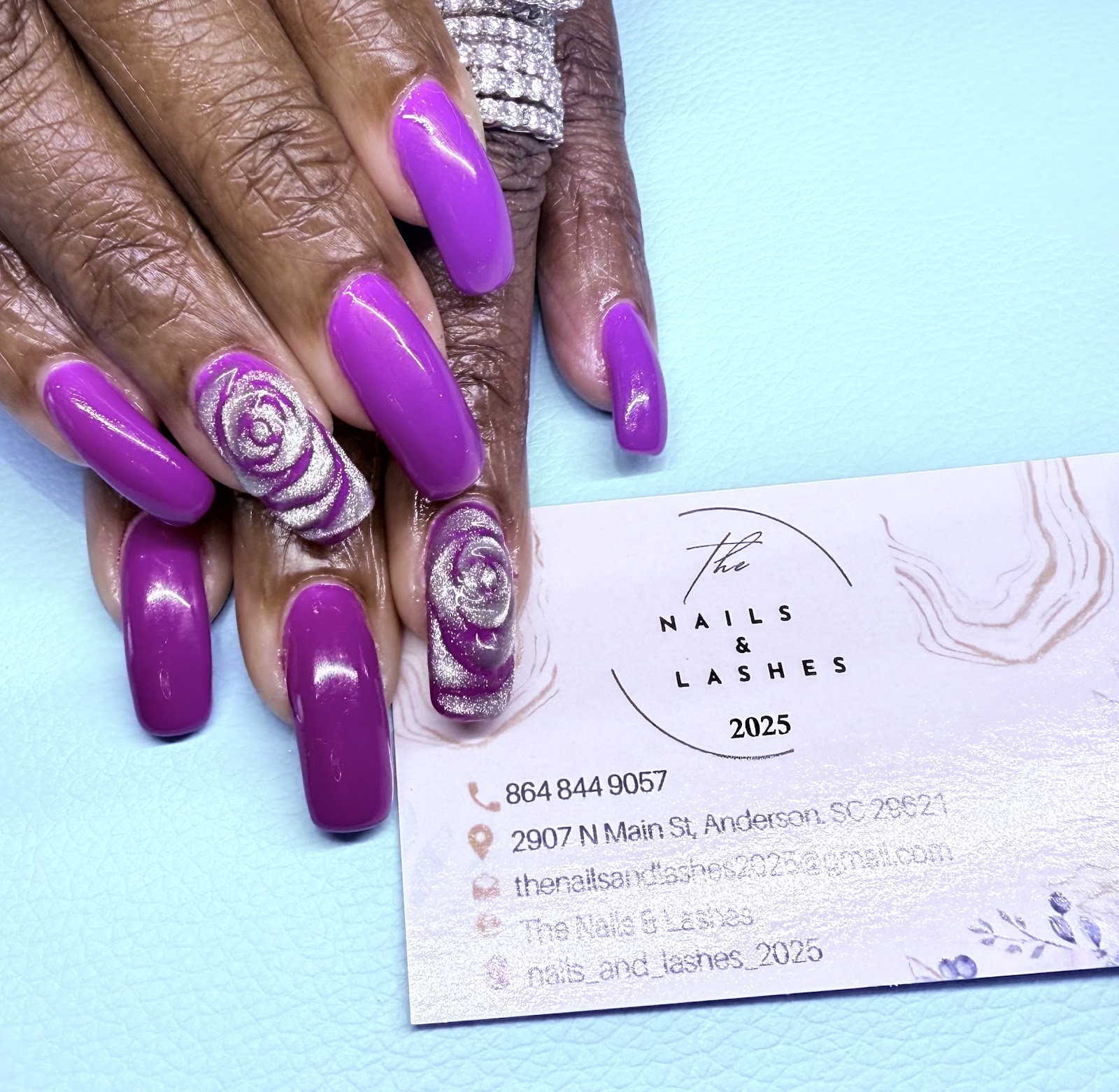The Nails and Lashes logo
