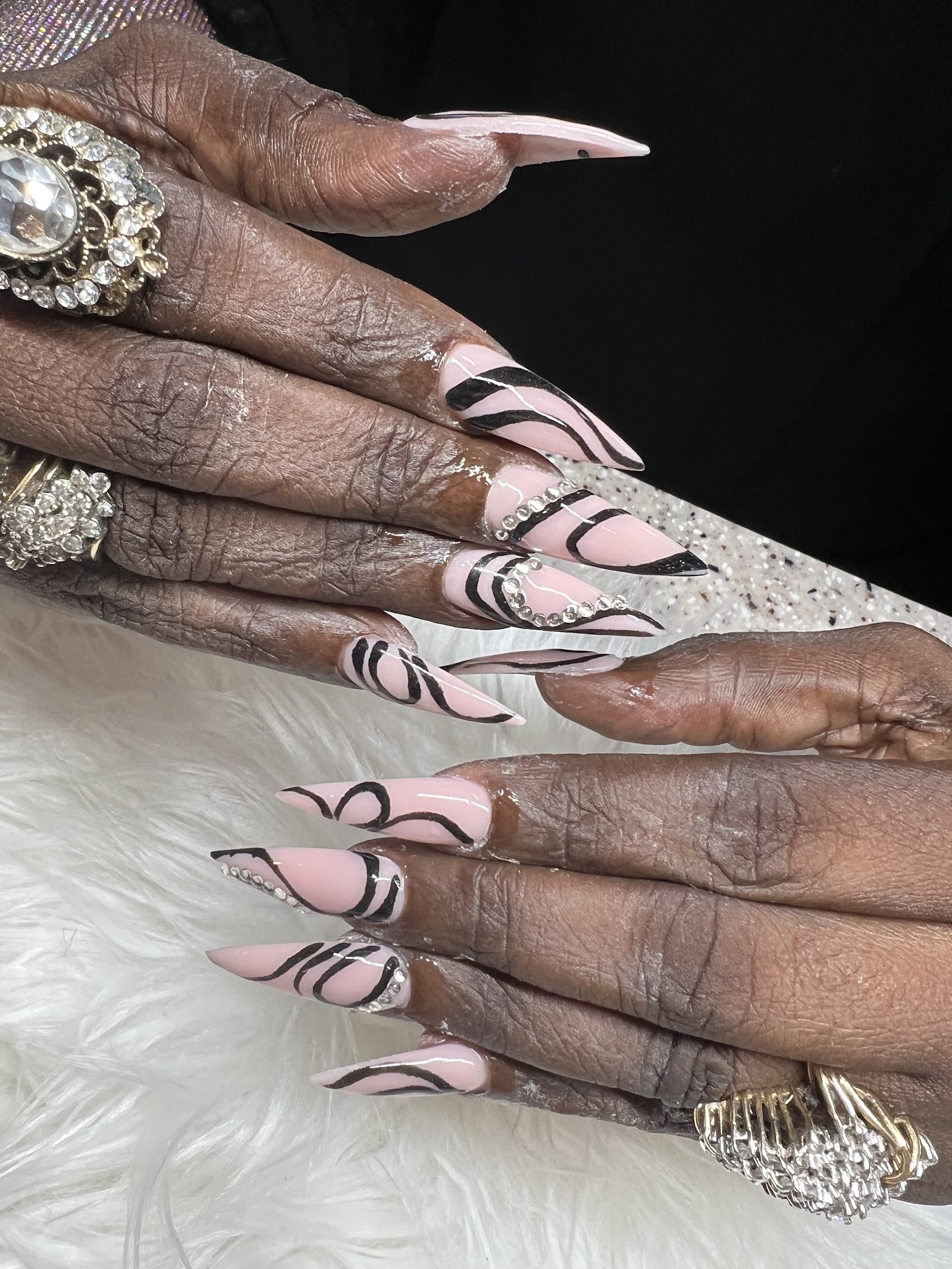 The Nails and Lashes nail work in Anderson, South Carolina